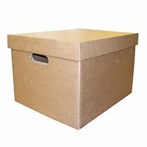 ValueX Archive/Storage Box and Lid 405x337x285mm Brown (Pack 10)