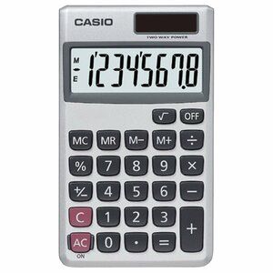 Casio SL-300SV 8 Digit Pocket Calculator SL-300SV-WK-UP