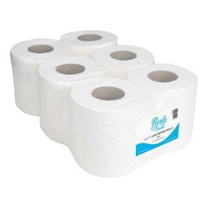 ValueX Centre Feed Roll 2 Ply 150m White (Pack 6) PS1212