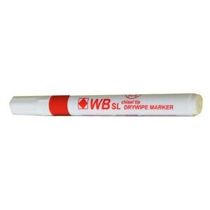 ValueX Whiteboard Marker Chisel Tip 2-5mm Line Red (Pack 10)